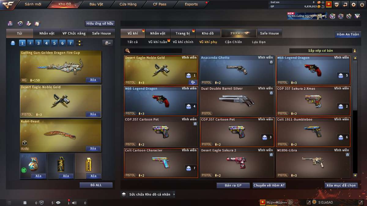 shop acc cf uy tin gia re